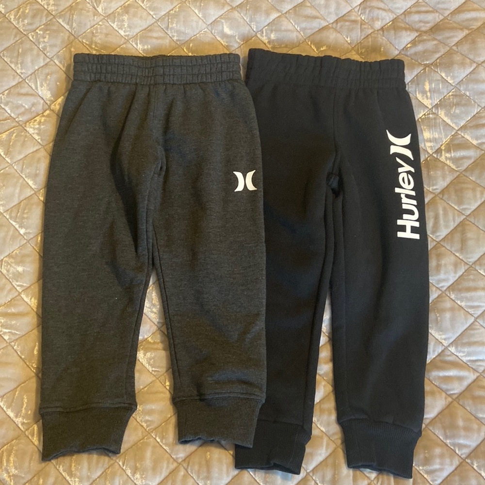 HURLEY TODDLER BOYS SWEATPANTS BUNDLE 4T